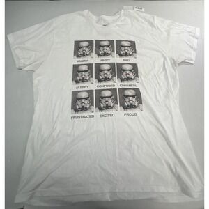 Star Wars‎ graphic t-shirt Men's size 2XL white